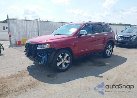 2014 Jeep Grand Cherokee Limited z USA, uszkodzony, nr VIN 1C4RJFBG5EC101705